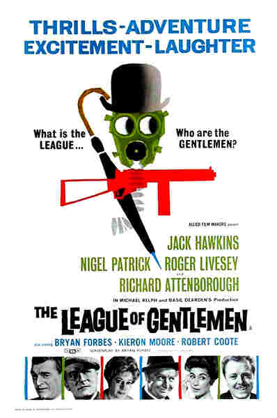 The League of Gentlemen (1960) starring Jack Hawkins on DVD on DVD