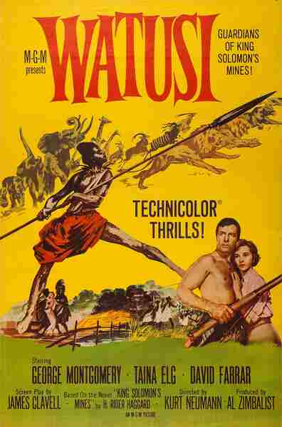 Watusi (1959) starring George Montgomery on DVD on DVD