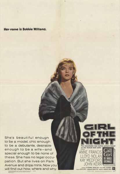 Girl of the Night (1960) starring Anne Francis on DVD on DVD