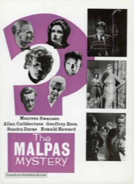 The Malpas Mystery (1960) starring Maureen Swanson on DVD on DVD