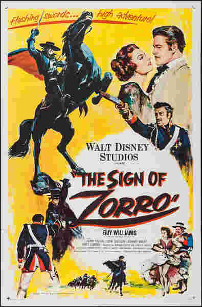 The Sign of Zorro (1958) starring Guy Williams on DVD on DVD