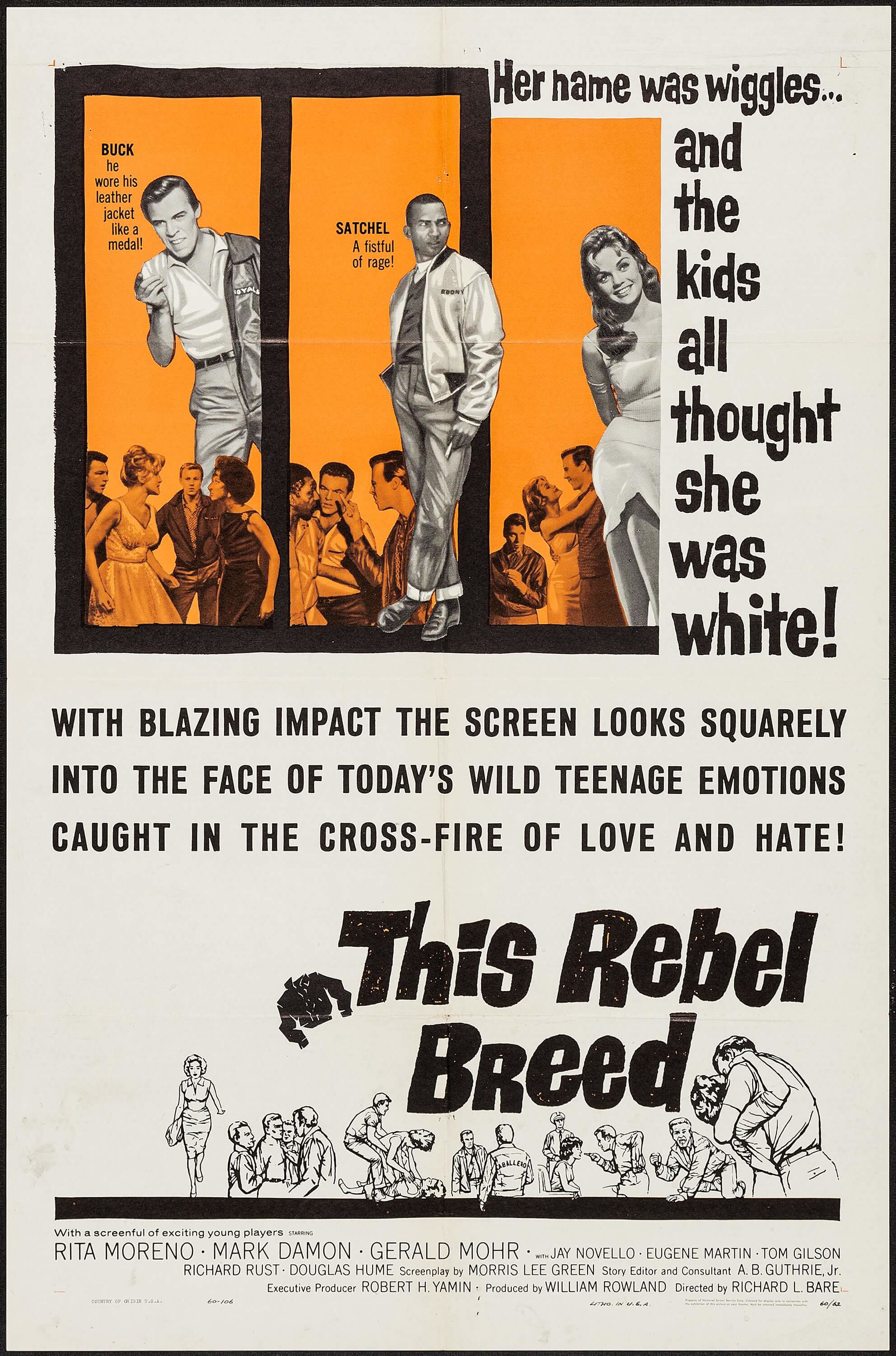This Rebel Breed (1960) starring Rita Moreno on DVD on DVD