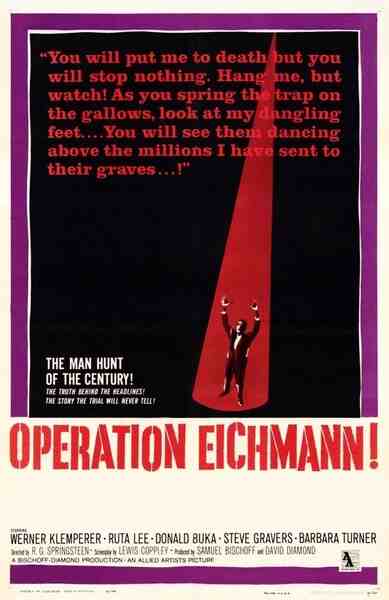 Operation Eichmann (1961) starring Werner Klemperer on DVD on DVD
