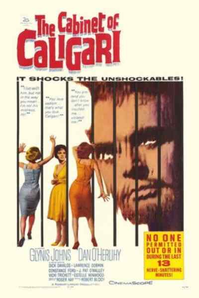 The Cabinet of Caligari (1962) starring Glynis Johns on DVD on DVD