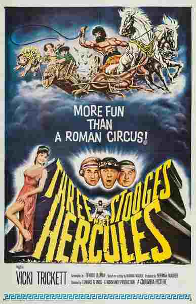The Three Stooges Meet Hercules (1962) starring Moe Howard on DVD on DVD
