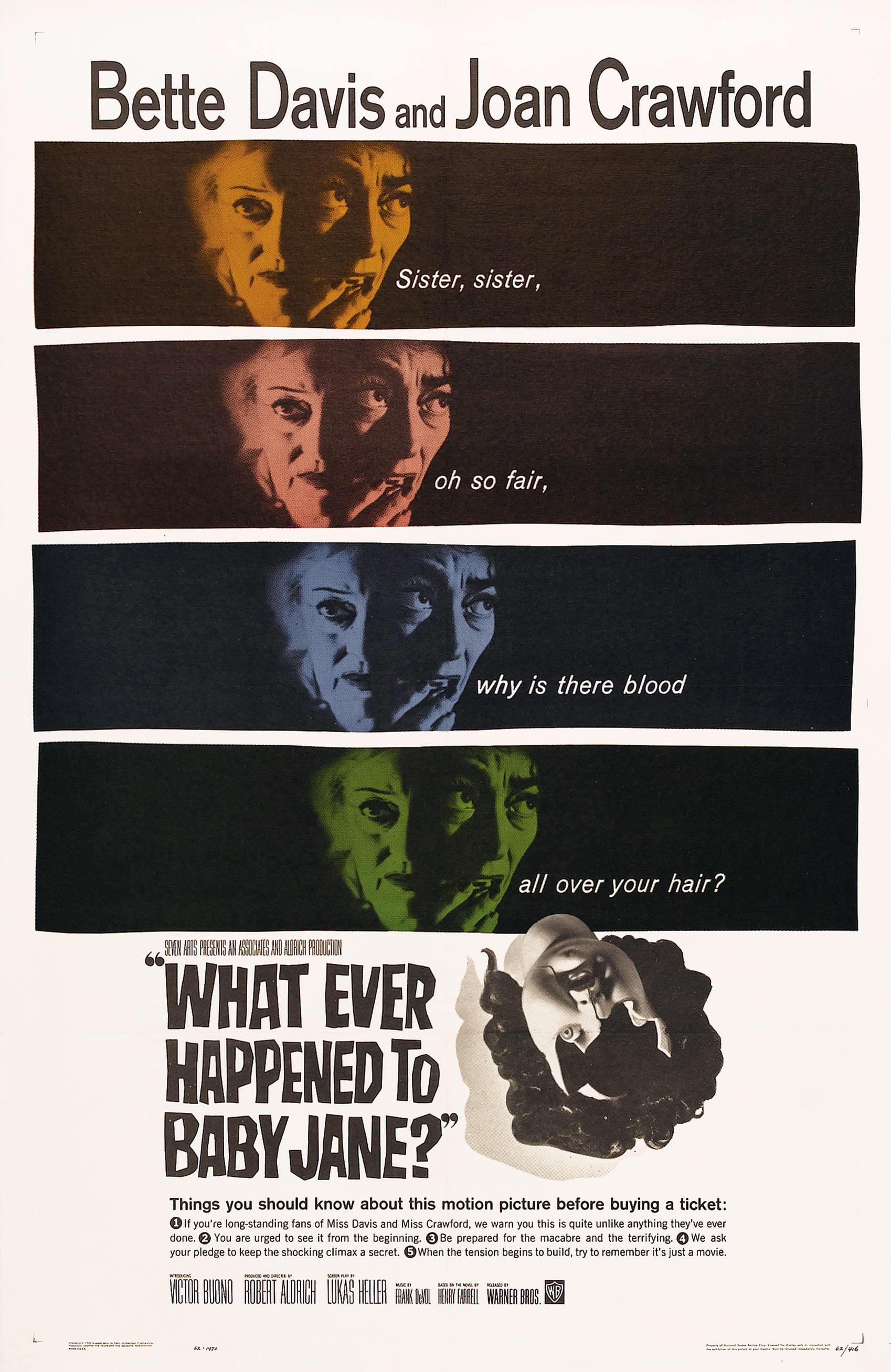 What Ever Happened to Baby Jane? (1962) starring Bette Davis on DVD on DVD