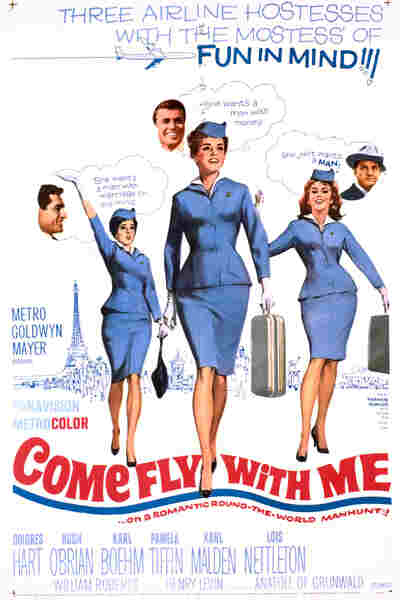 Come Fly with Me (1963) starring Dolores Hart on DVD on DVD