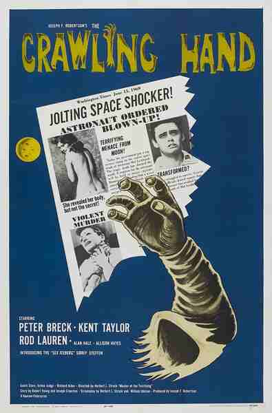The Crawling Hand (1963) starring Peter Breck on DVD on DVD