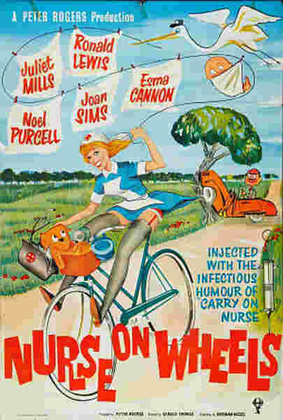Nurse on Wheels (1963) starring Juliet Mills on DVD on DVD