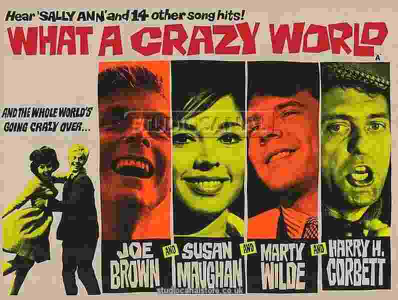 What a Crazy World (1963) starring Joe Brown on DVD on DVD