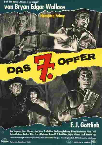 Das siebente Opfer (1964) with English Subtitles on DVD on DVD