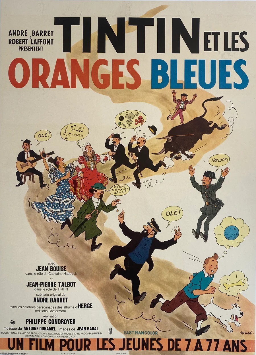 Tintin et les oranges bleues (1964) with English Subtitles on DVD on DVD