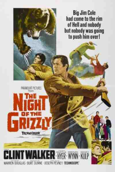 The Night of the Grizzly (1966) starring Clint Walker on DVD on DVD