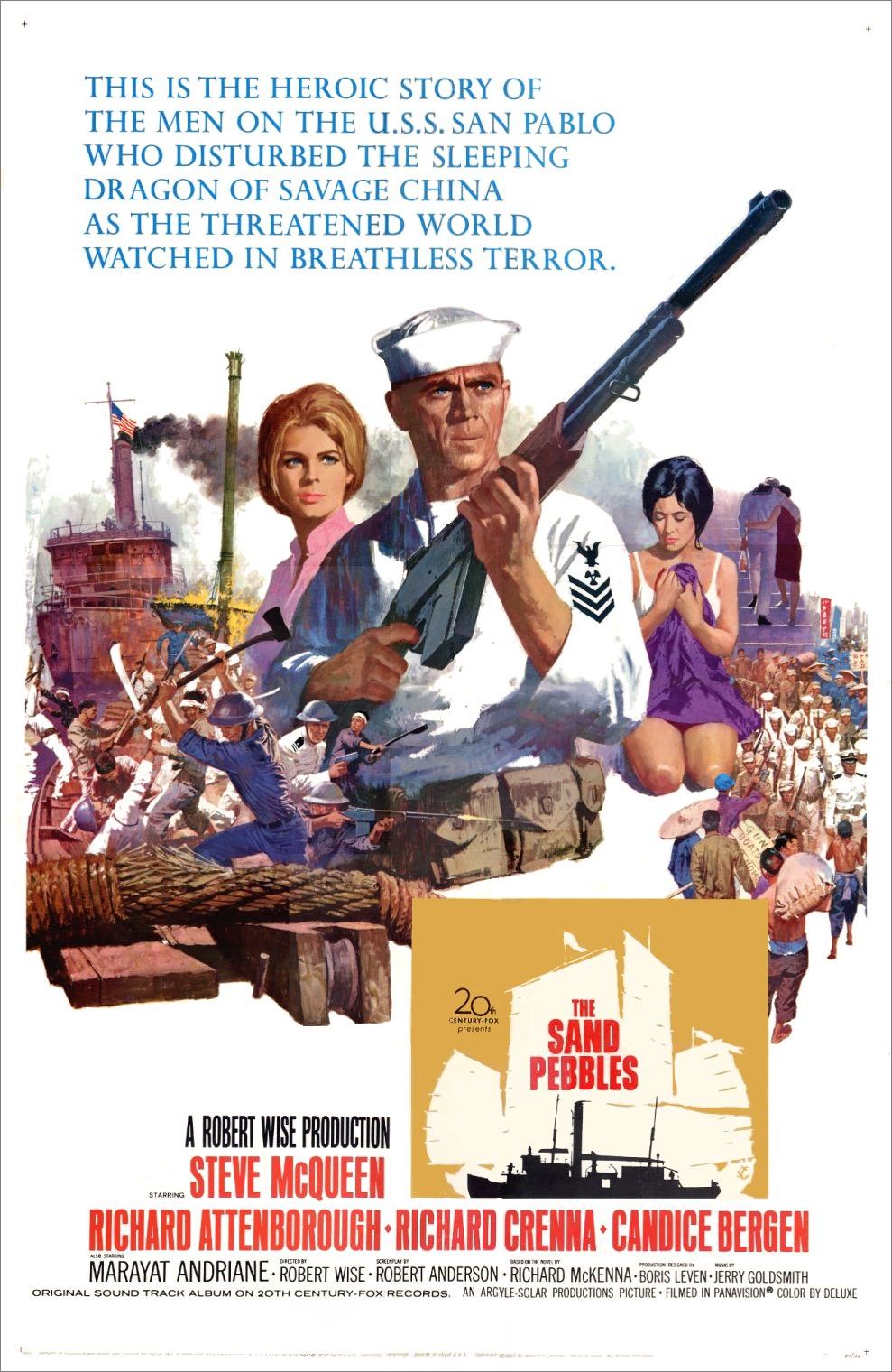 The Sand Pebbles (1966) with English Subtitles on DVD on DVD