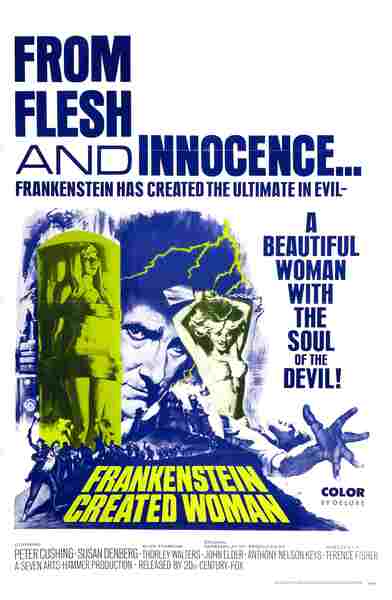 Frankenstein Created Woman (1967) starring Peter Cushing on DVD on DVD