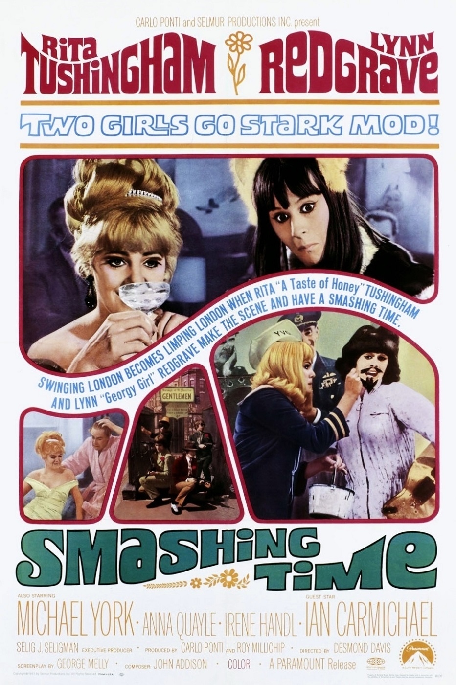 Smashing Time (1967) starring Rita Tushingham on DVD on DVD
