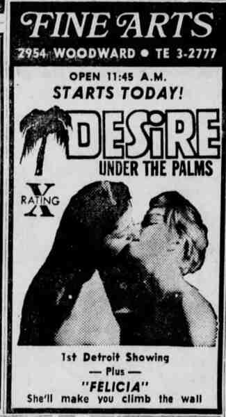 Desire Under the Palms (1968) starring Charlotte Brody on DVD on DVD