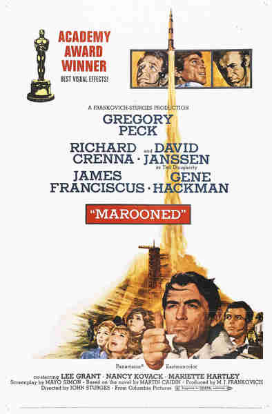 Marooned (1969) starring Gregory Peck on DVD on DVD