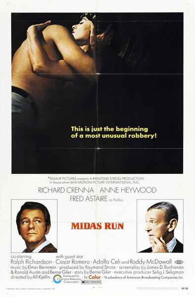 Midas Run (1969) starring Richard Crenna on DVD on DVD