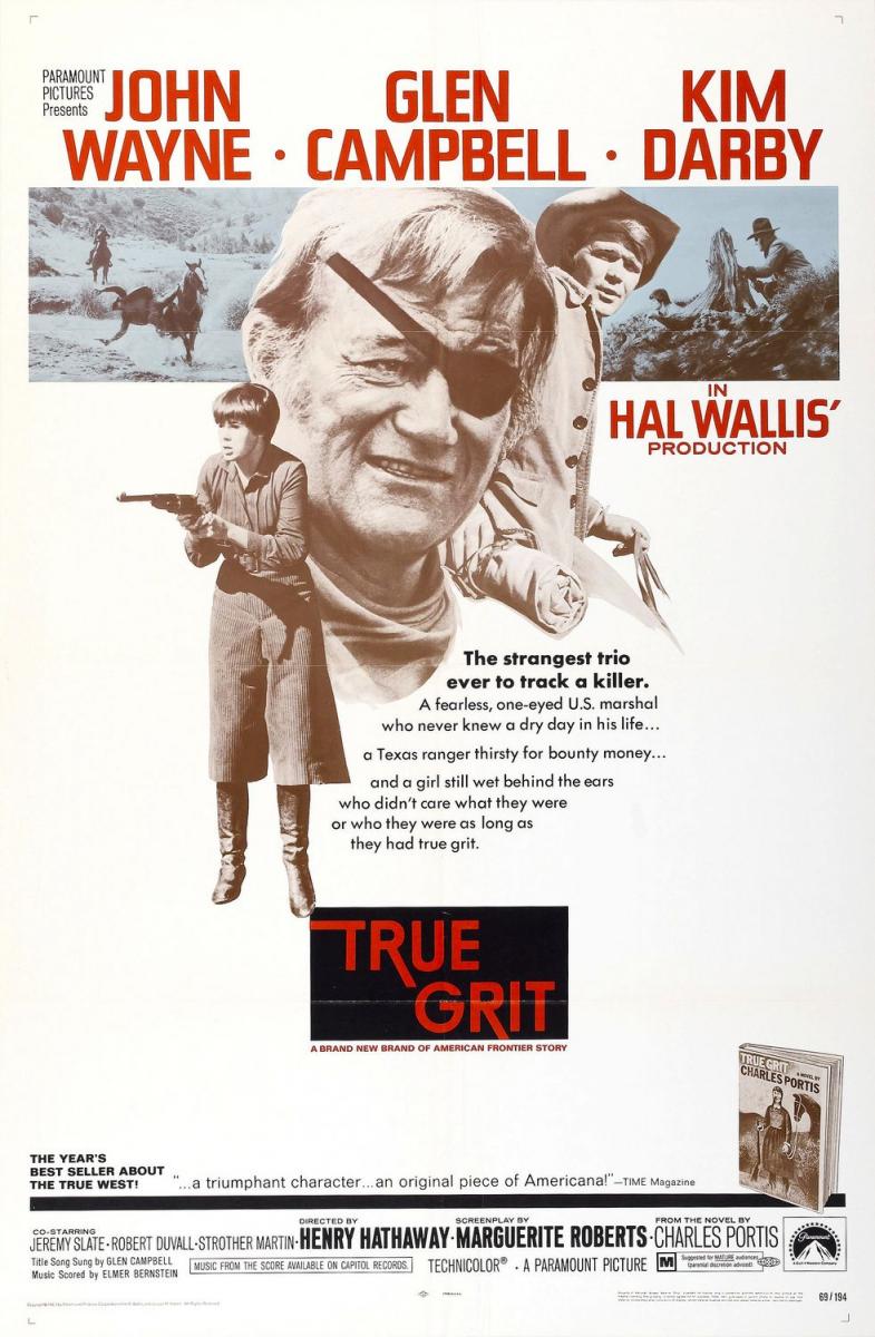 True Grit (1969) starring John Wayne on DVD on DVD