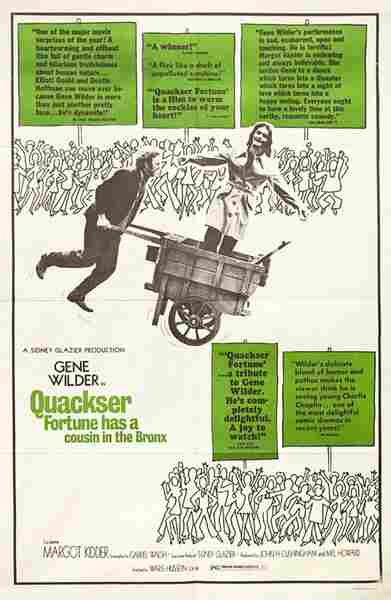 Quackser Fortune Has a Cousin in the Bronx (1970) starring Gene Wilder on DVD on DVD