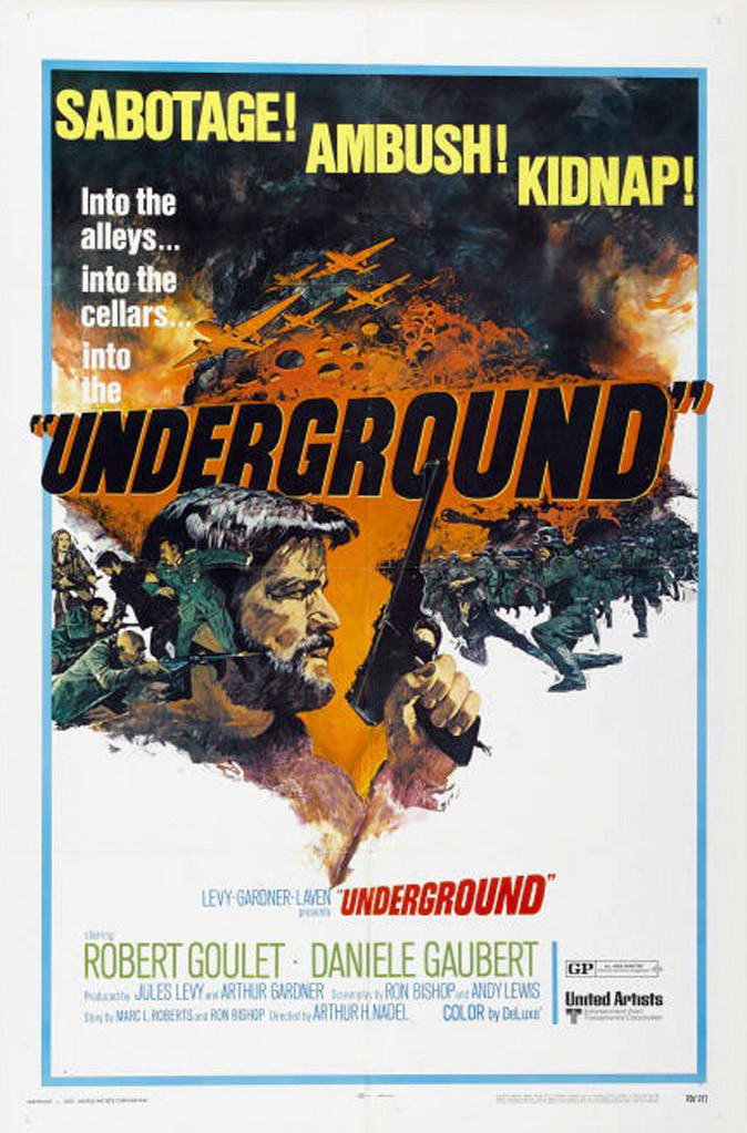 Underground (1970) starring Robert Goulet on DVD on DVD