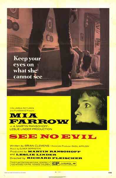 See No Evil (1971) starring Mia Farrow on DVD on DVD
