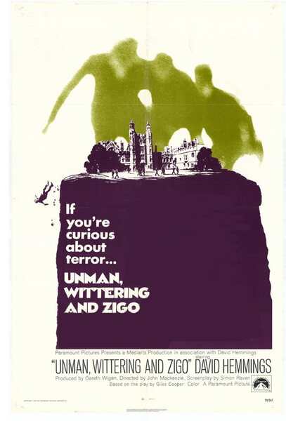 Unman, Wittering and Zigo (1971) starring David Hemmings on DVD on DVD
