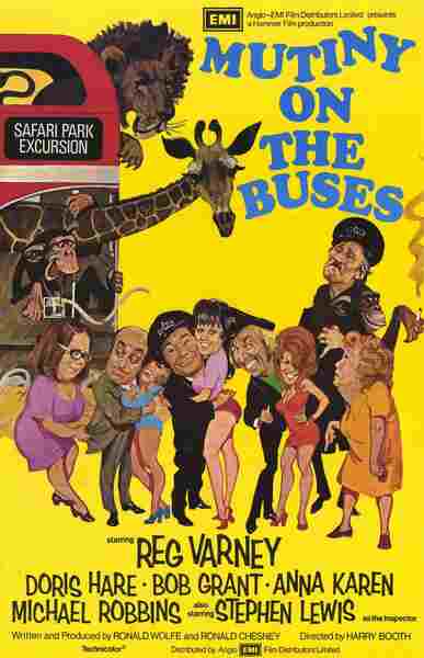 Mutiny on the Buses (1972) starring Reg Varney on DVD on DVD