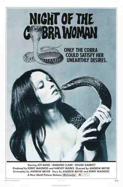 Night of the Cobra Woman (1972) starring Joy Bang on DVD on DVD