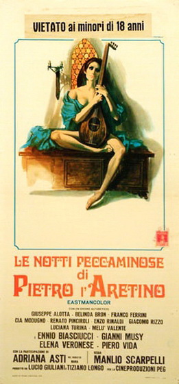 Le notti peccaminose di Pietro l'Aretino (1972) with English Subtitles on DVD on DVD