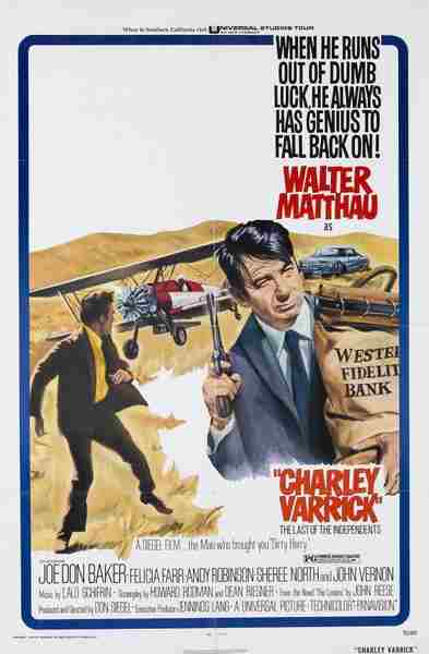 Charley Varrick (1973) starring Walter Matthau on DVD on DVD