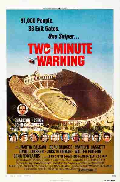 Two-Minute Warning (1976) starring Charlton Heston on DVD on DVD