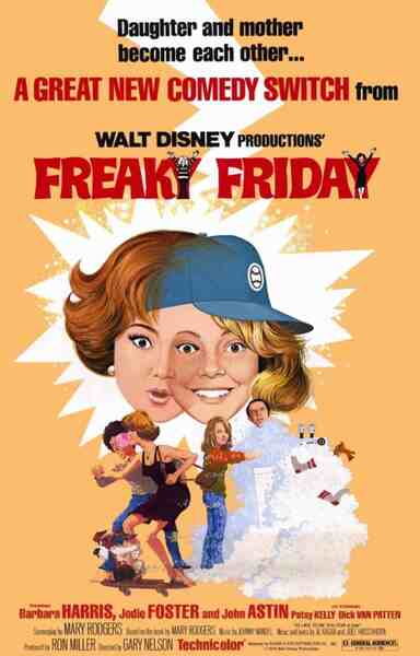 Freaky Friday (1976) starring Barbara Harris on DVD on DVD