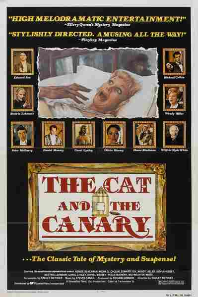 The Cat and the Canary (1978) starring Honor Blackman on DVD on DVD