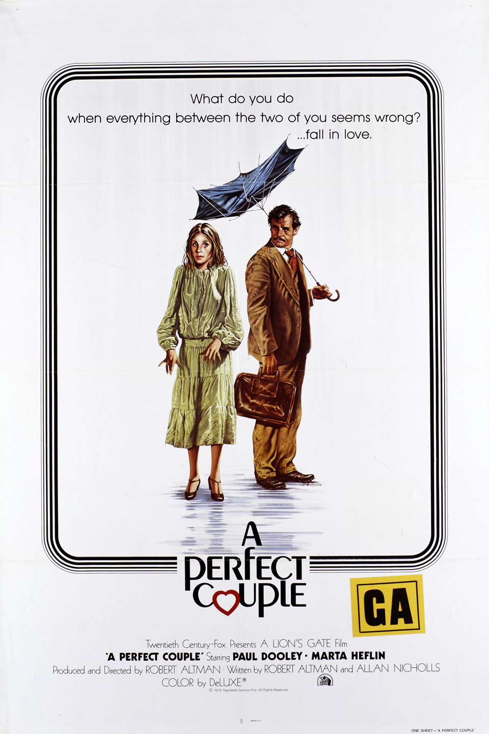 A Perfect Couple (1979) starring Paul Dooley on DVD on DVD