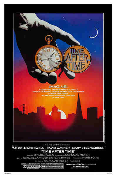 Time After Time (1979) starring Malcolm McDowell on DVD on DVD