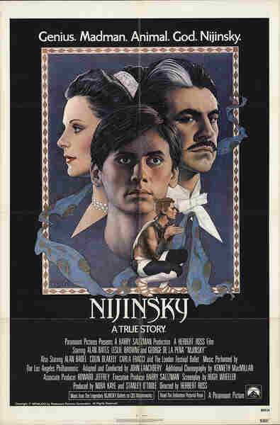 Nijinsky (1980) starring Alan Bates on DVD on DVD
