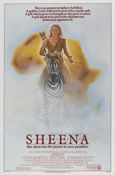 Sheena (1984) starring Tanya Roberts on DVD on DVD