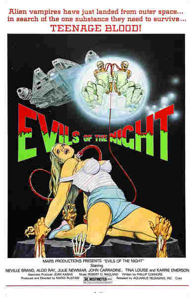 Evils of the Night (1985) starring Neville Brand on DVD on DVD