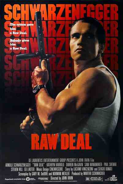Raw Deal (1986) starring Arnold Schwarzenegger on DVD on DVD