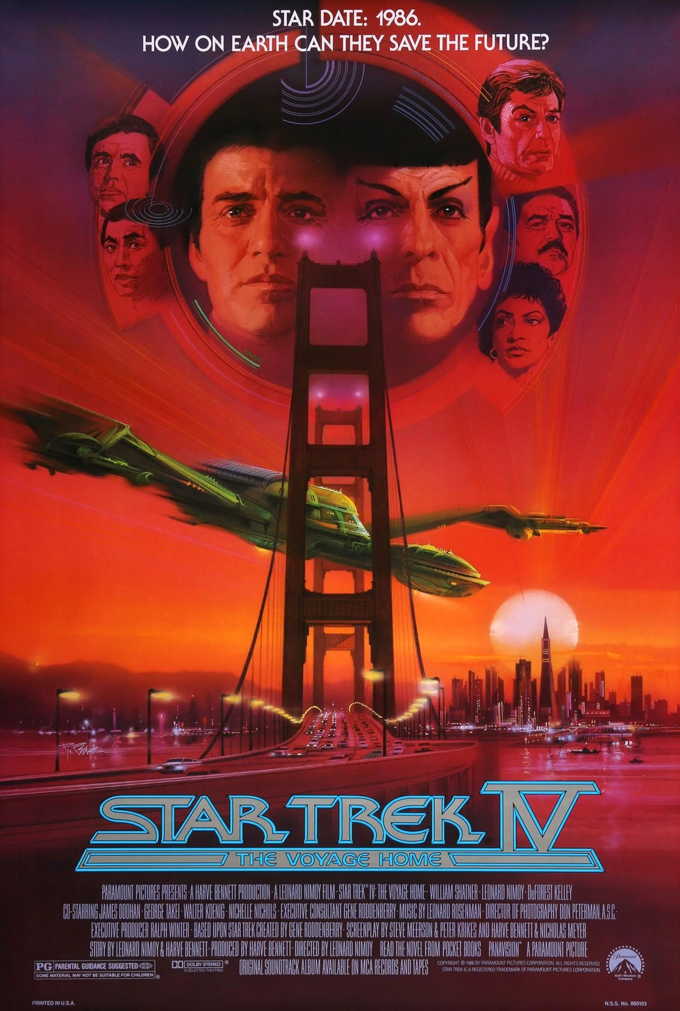 Star Trek IV: The Voyage Home (1986) starring William Shatner on DVD on DVD