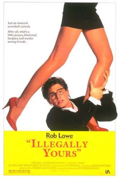 Illegally Yours (1988) starring Rob Lowe on DVD on DVD