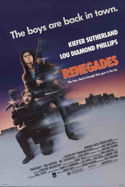 Renegades (1989) starring Kiefer Sutherland on DVD on DVD