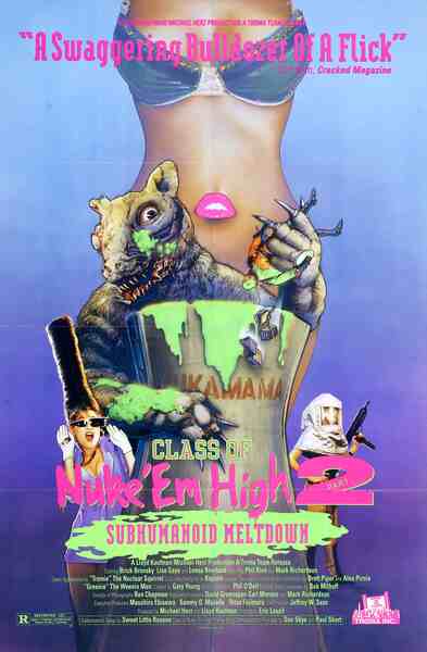 Class of Nuke 'Em High Part II: Subhumanoid Meltdown (1991) starring Brick Bronsky on DVD on DVD