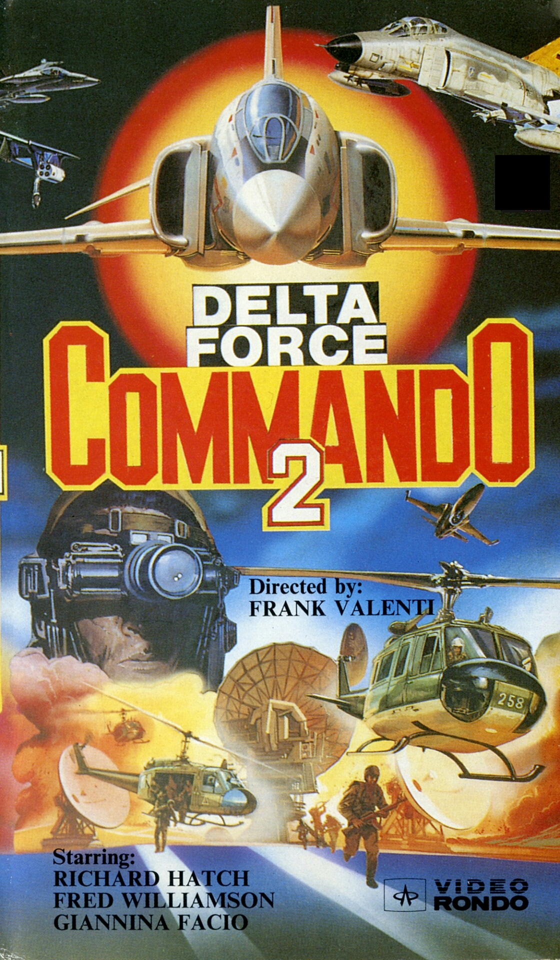 Delta Force Commando II: Priority Red One (1990) starring Richard Hatch on DVD on DVD