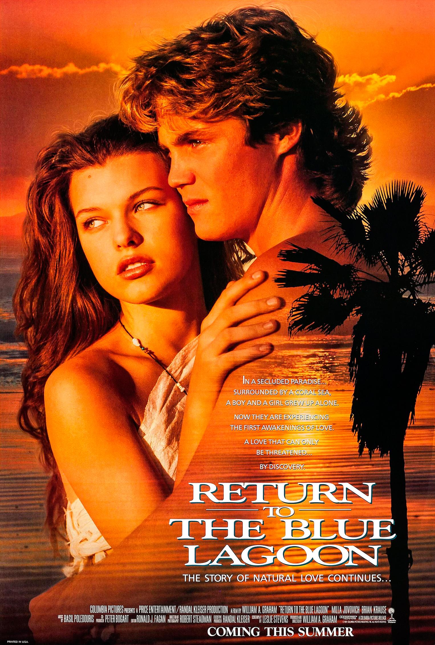 Return to the Blue Lagoon (1991) starring Brian Krause on DVD on DVD