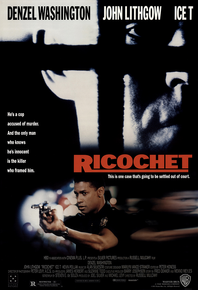Ricochet (1991) starring Denzel Washington on DVD on DVD