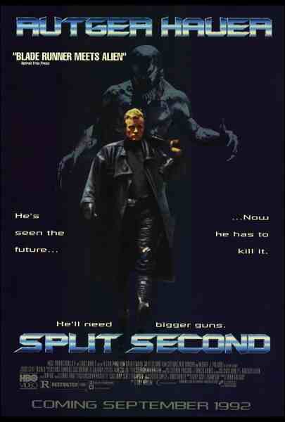Split Second (1992) starring Rutger Hauer on DVD on DVD