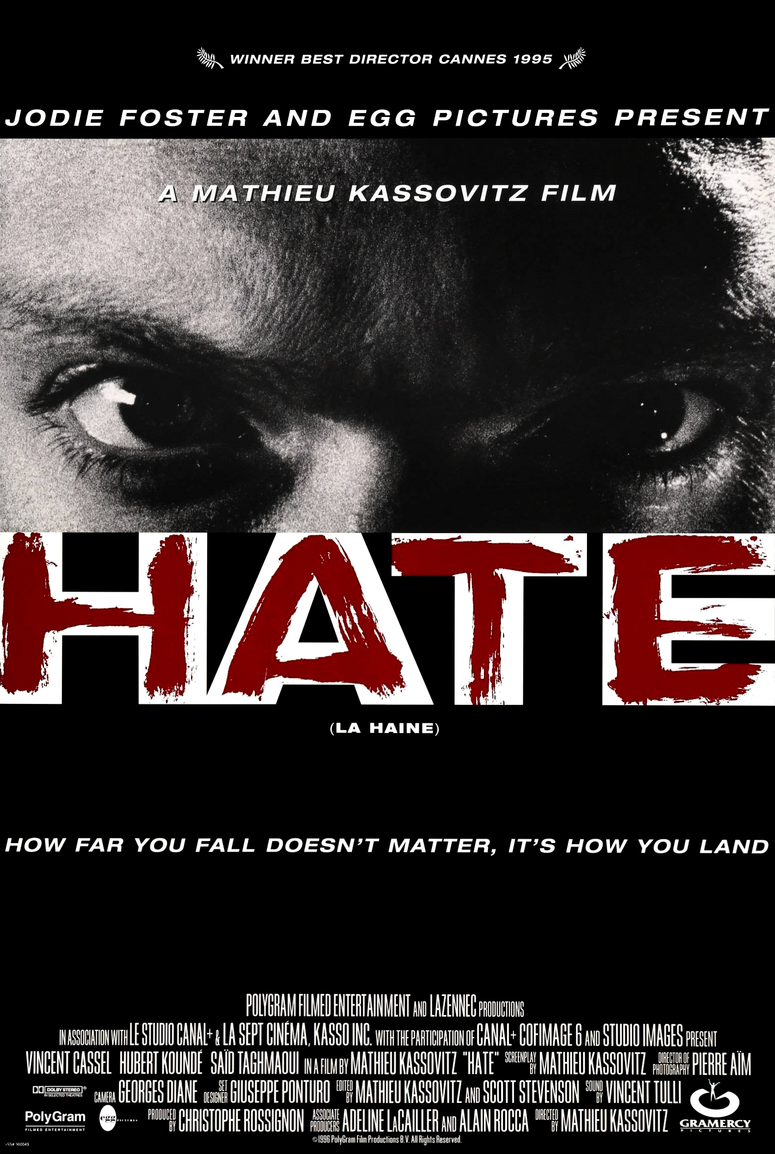 La haine (1995) with English Subtitles on DVD on DVD
